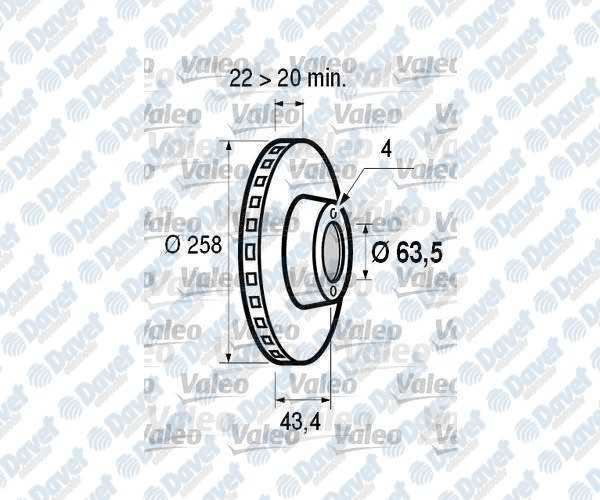 VALEO 186560 On Fren Diski Aynasi Havali Focus I 98>04 Fiesta V 00>08 Fusion 02>12 Ford Ka 1.6 03>08 Mazda Ii 1.2-1.4-1.6 03->  ####